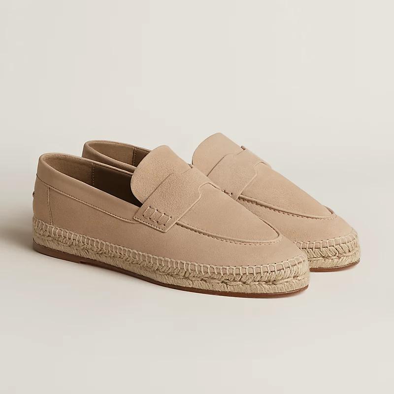 Giày Hermes Trip Espadrille Nữ Be